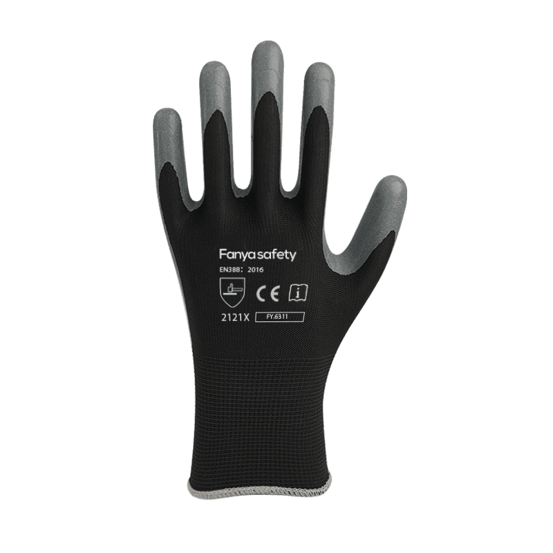 13G polyester s protiskluzovým pěnovým latexovým povlakem