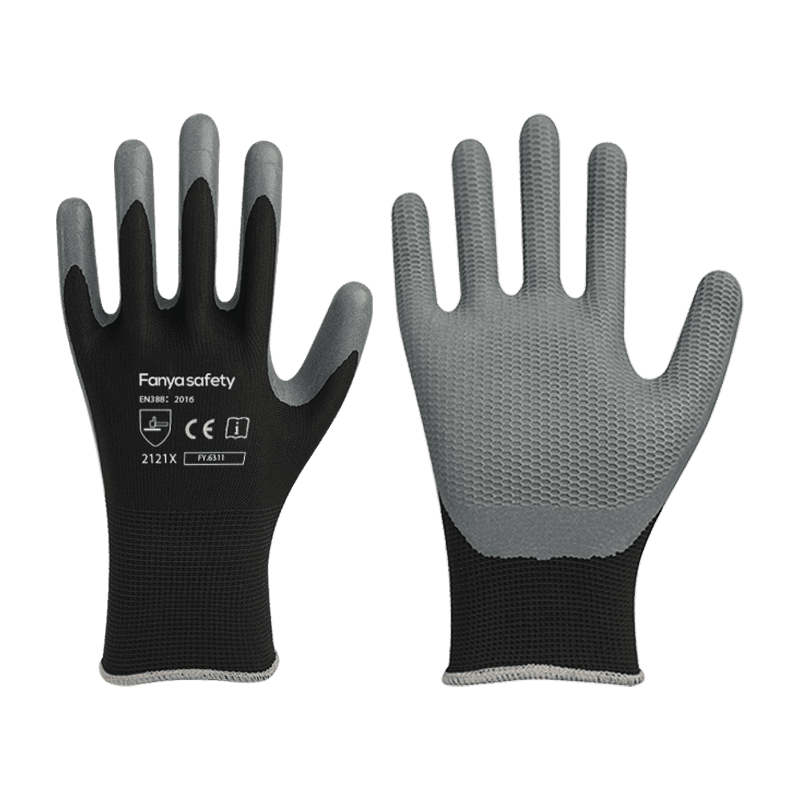13G polyester s protiskluzovým pěnovým latexovým povlakem