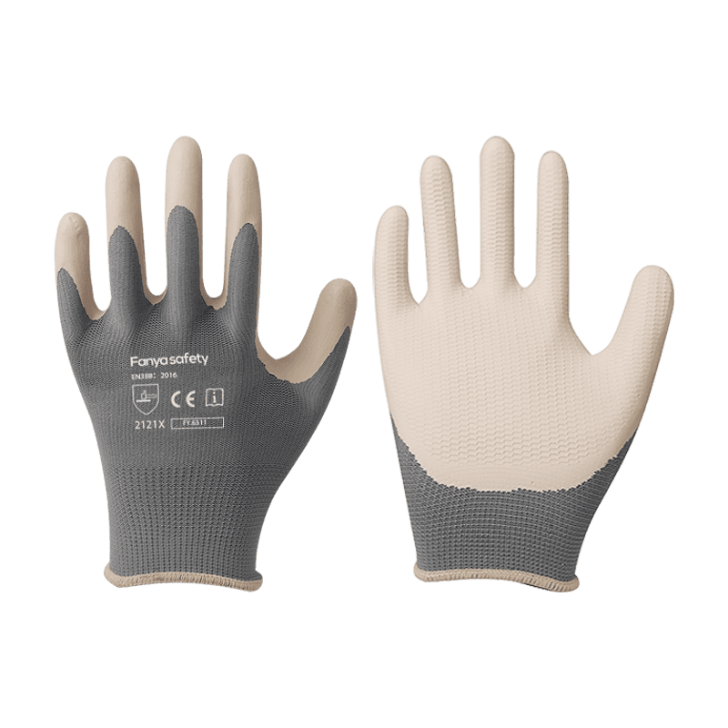 13G polyester s protiskluzovým pěnovým latexovým povlakem