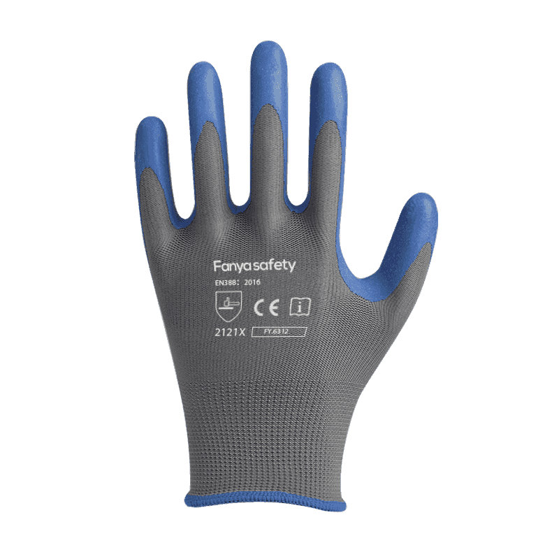 13G polyester s protiskluzovým pěnovým latexovým povlakem