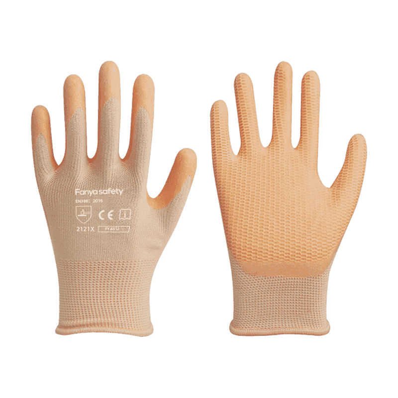 13G polyester s protiskluzovým pěnovým latexovým povlakem
