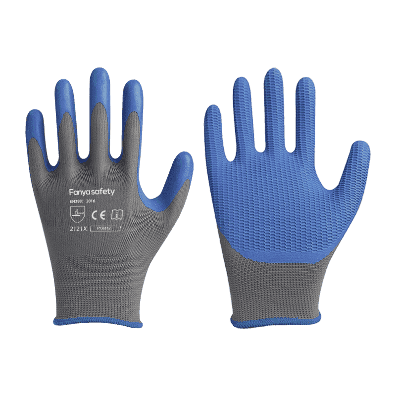 13G polyester s protiskluzovým pěnovým latexovým povlakem