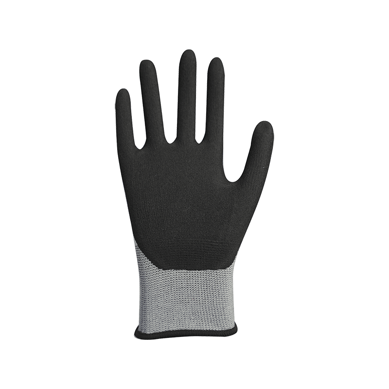 15G nylon/spandex vložka s pískově nitrilovým povlakem